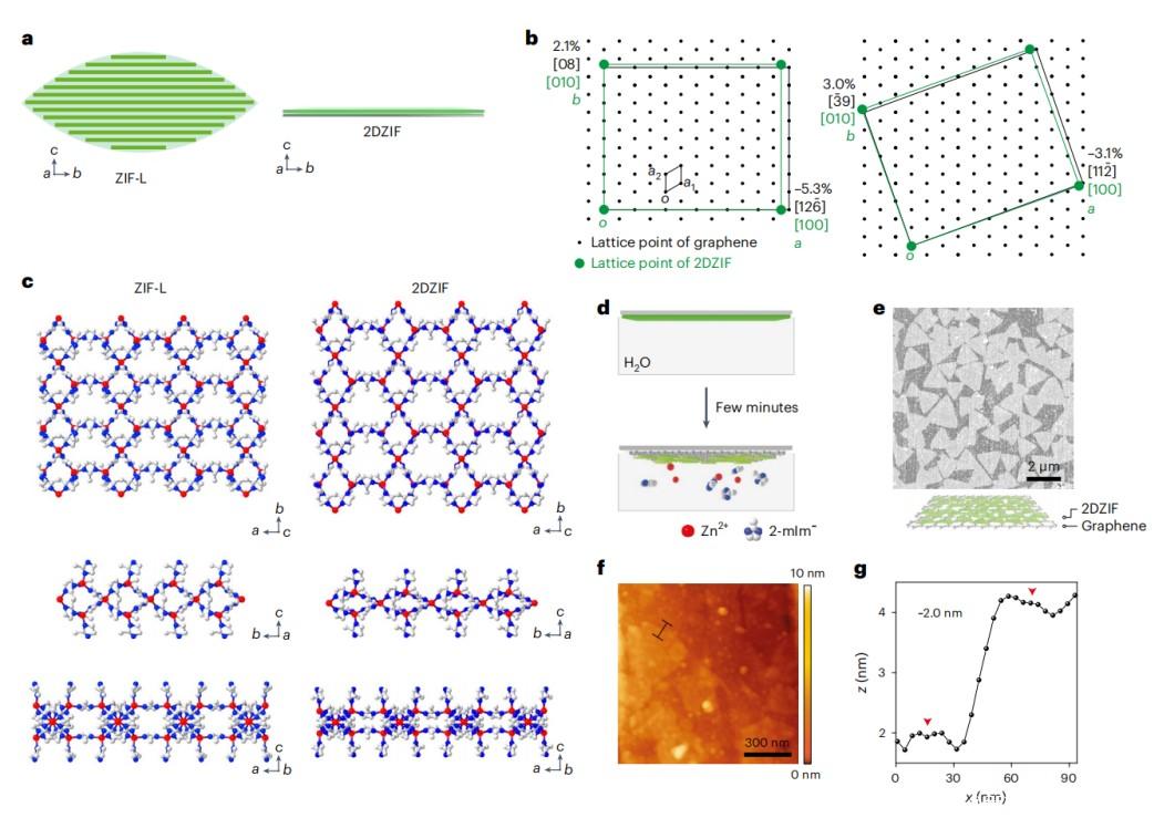 单胞厚度仅2nm！科学家研发新型金属有机框架薄膜，实现氢氮气高效分离